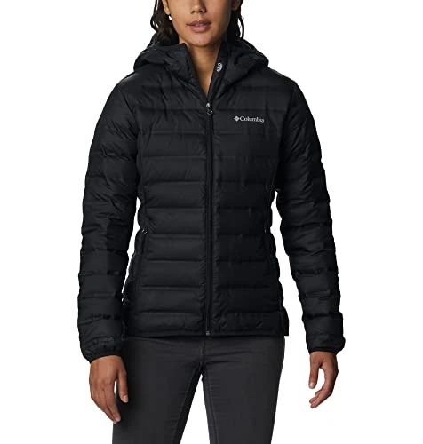 Women's Lake 22 Hooded Puffer Down Jacket, Black, M UK