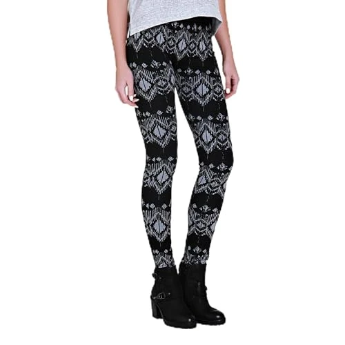 Women's LALUNA LE Leggings, Black (Black 10001), (Size: Medium/Large)