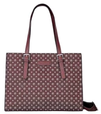 Women's Large Brown Imitation Leather Shopper Handbag, Multifunction Women's Large Brown Imitation Leather Shopper Handbag, Multifunction