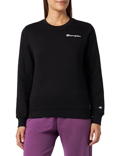 Women's Legacy American Classics W-Script Logo Light Powerblend Fleece Crewneck Sweatshirt, Black, M