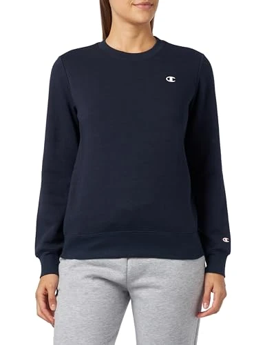 Women's Legacy Basics W-Light Powerblend Fleece Crewneck Sweatshirt, Dark Blue, M