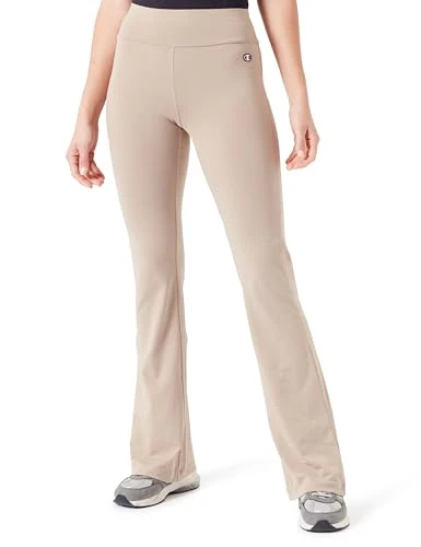 Women's Legacy Icons W-Cotton Lycra High Waist Flare Leggings, Light Brown, M
