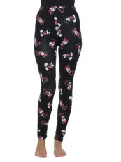 Womens Leggings Mickey Minnie Mouse All Over Print Essentials Full Length, Black, XL Womens Leggings Mickey Minnie Mouse All Over Print Essentials Full Length, Black, XL