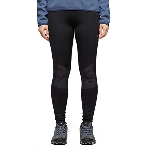 Women's Lelyur Leggings Trekking Tights, Comfortable Fit, Breathable Pants, Black, 12