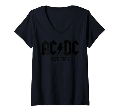 Womens  - Let There Be Rock V-Neck T-Shirt