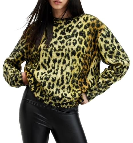 Women's Lex Jumper Sweater, Electric Yellow, Small
