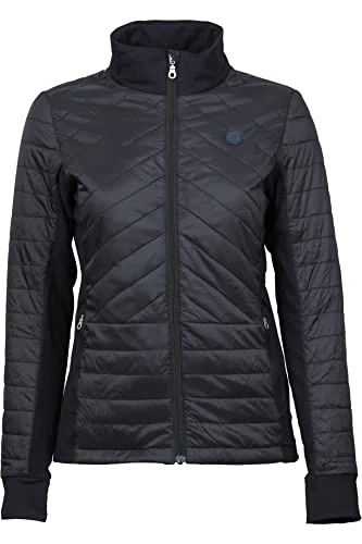 Womens Lia Hybrid Quilted Jacket - Black