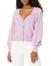 Women's Libby Vhari Cardigan Sweater, Fair Orchid, L Women's Libby Vhari Cardigan Sweater, Fair Orchid, L