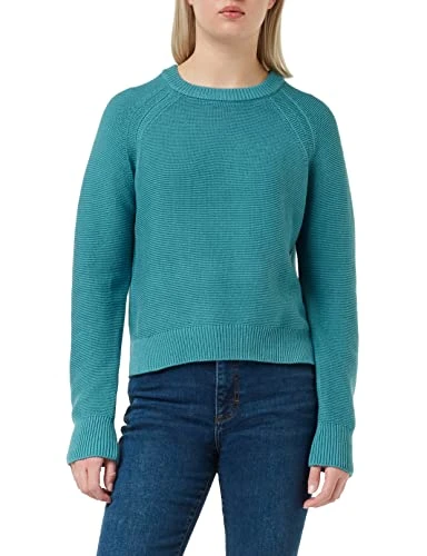 Women's Lily Mozart Long Sleeve Crew Neck Jumper Pullover Sweater, Mosaic Blue, XL