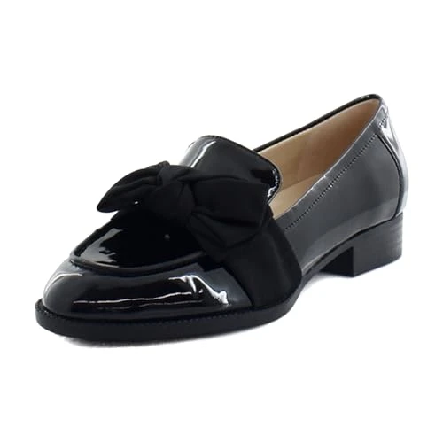 Women's Lindio Loafer, Black 978, 5 Wide