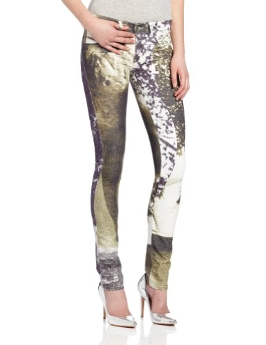 Women's Livier Super-Slim Legging Jean 003N3 in Print - Gray -