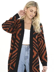 Women's Lkc-248hornbeam Cardigan Sweater, brown, XS Women's Lkc-248hornbeam Cardigan Sweater, brown, XS