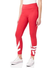 Women's Logo Print Leggings Wmn Suit Trousers, Red, S Women's Logo Print Leggings Wmn Suit Trousers, Red, S