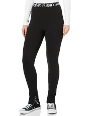 Women's Logo Tape Milano Leggings J20J222601 Knit Pants, Ck Black, 3XL Women's Logo Tape Milano Leggings J20J222601 Knit Pants, Ck Black, 3XL