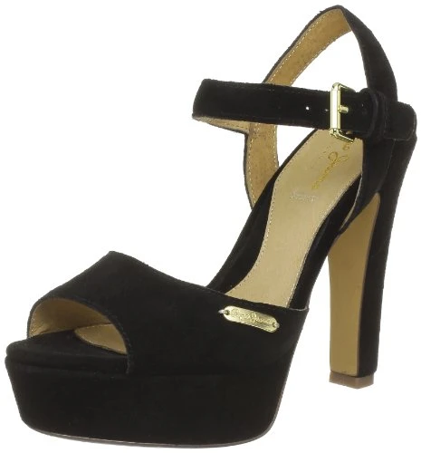 Women's London Black Platforms Heels PFS90218 3 UK