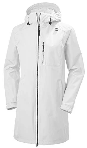 Womens Long Belfast Jacket, M, White