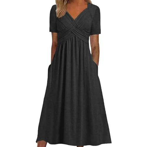 womens long sleeve dress party dress bell sleeve bodycon wrap dress formal wedding guest dress beach sundress waist tie crop tops long wrap sun dresses plain black dress for women sun dress with