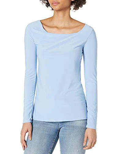 Women's Long sleeves Blouse, light blue, M