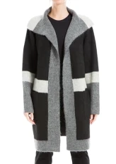 Women's Long Sweater Cardigan, Black, Small Women's Long Sweater Cardigan, Black, Small