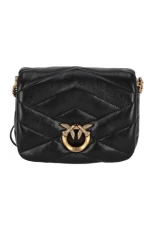 Women's Love Click Puff Baby Sheep Tassel Puzzle Quilt Bag, Z99q_black-antique Gold, 18 Women's Love Click Puff Baby Sheep Tassel Puzzle Quilt Bag, Z99q_black-antique Gold, 18