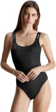 Women's Low Back Swimsuit, Black (Pvh Black), M Women's Low Back Swimsuit, Black (Pvh Black), M
