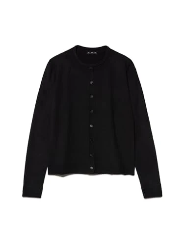 Women's L/S Sweater 14etm5203 Cardigan, Black 100, M