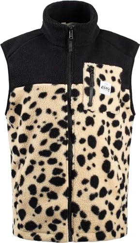 Women's Lumberjackie Sherpa Vest Fleece jacket, cheetah, XXL