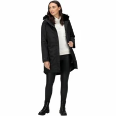 Womens Lyanna Parka Black L