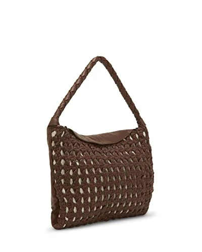 Women's Lyona Shoulder Bag, Chocolate