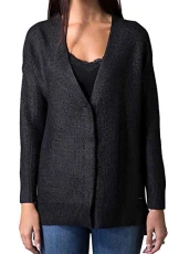 Women's M-NOTA Cardigan Jacket, Black (900), XS