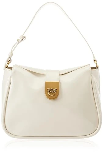 Women's Madame Shoulder Classic VITELL, Z14Q_Bianco SETA-Antique Gold