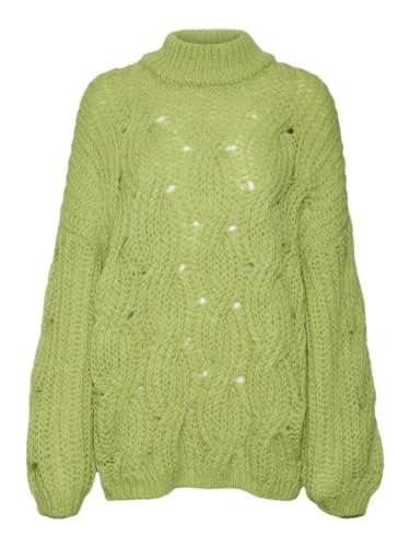 Womens Maddy High Neck Jumper Dark Citron XL