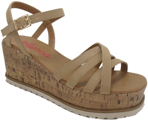 Women's Maeve Wedge Sandals, Nude, 7 UK