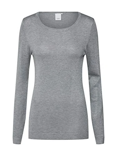 Women's Mafa O Ls Pyjama Bottoms, Grey (Dark Grey Melange 10021), Medium
