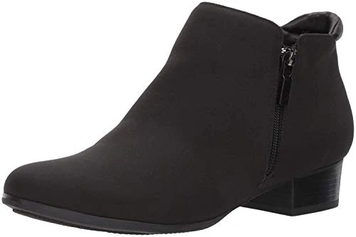 Women's Major Bootie Ankle Boot, Black/Black, 8 UK