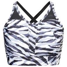 Womens Mantra Sports Bra Low Impact Training Top Black/White Zebra S Womens Mantra Sports Bra Low Impact Training Top Black/White Zebra S