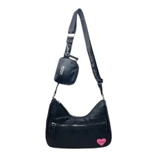 Women's Material Girl Shoulder Bag, Liquorice, One Size Women's Material Girl Shoulder Bag, Liquorice, One Size