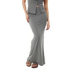 Womens Maxi Skirt Castor Grey S Womens Maxi Skirt Castor Grey S