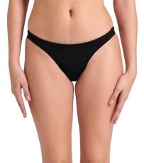 Womens MaxLife Bikini Team Swim Bottom Solid, Black-White, 32 EU