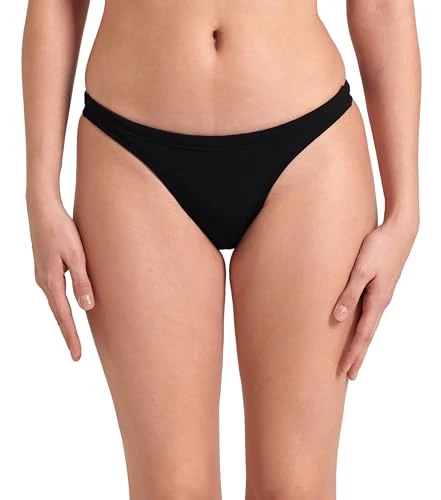 Womens MaxLife Bikini Team Swim Bottom Solid, Black-White, 32 EU