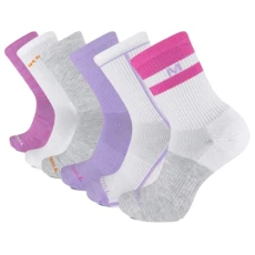 Women's Men's Recycled Cushioned Socks-6 & 12 Hiking Arch Support, Crew-Pink Assorted (6 Pairs), Small-Medium (Pack of 6) Women's Men's Recycled Cushioned Socks-6 & 12 Hiking Arch Support, Crew-Pink Assorted (6 Pairs), Small-Medium (Pack of 6)