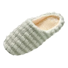Womens Mens Slippers, Memory Foam Fluffy Comfort Slippers, Winter Warm Indoor Outdoor Shoes LightweightHome Slippers Comfort House Shoes Fitness Non Slip Sole Funny shoes for women