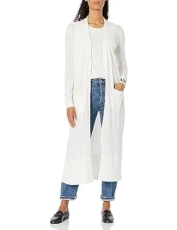 Women's Merino Wool Blend Light Weight Sweater Duster Cardigan, ISO, XL Women's Merino Wool Blend Light Weight Sweater Duster Cardigan, ISO, XL