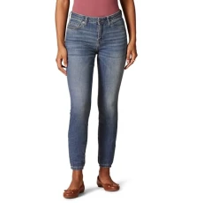 Women's Mid-Rise Curvy Skinny Jean, Medium Wash, 14-16