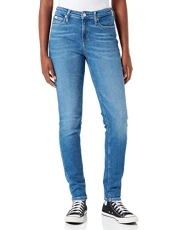 Women's MID Rise Skinny Jeans, Denim Medium, 32W / 32L Women's MID Rise Skinny Jeans, Denim Medium, 32W / 32L