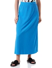 Women's Midi Skirt, Blue, 10 Women's Midi Skirt, Blue, 10