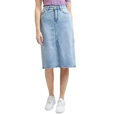 Women's Midi Skirt, Frosted Blue, 25W