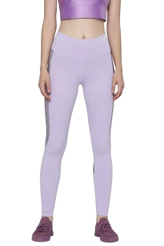 Women's Modern Safari Poly Leggings, Purple Oasis, XL
