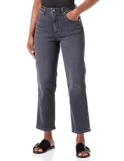 Women's MOM STRAIGHT Jeans, HEART BREAKER, 27W / 32L