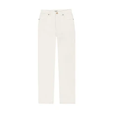 Women's Mom Straight Jeans, Vintage White, 28W x 34L